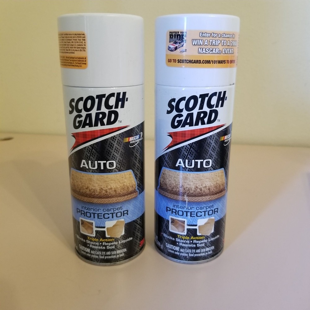 2 Scotch Gard 14 Oz Auto Interior Carpet Protector Triple Action